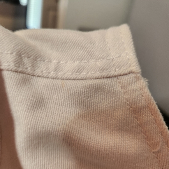Mudd White Denim Vest Size Medium Juniors - Picture 7 of 8